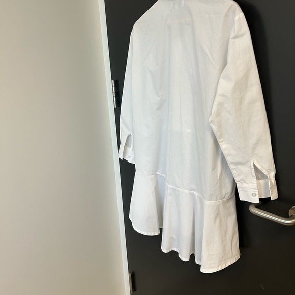 Nice Martin NWOT XS (very oversized) dress shirt dress with slight clear bottom - Picture 6 of 14